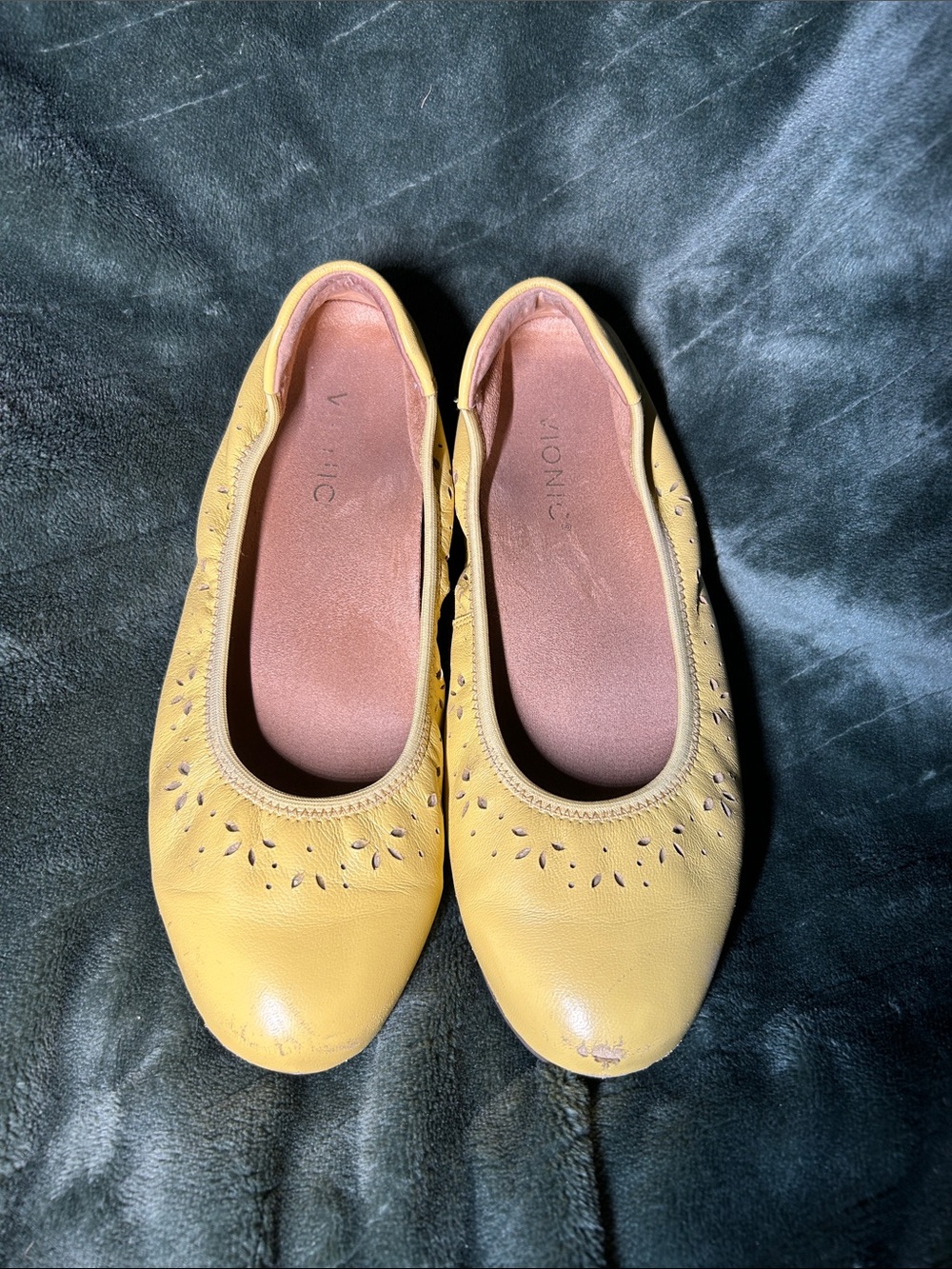 Women's Vionic Yellow Ballet Flats